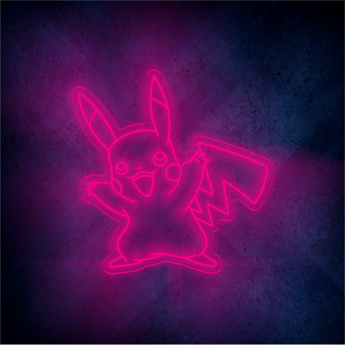 Custom Pikachu LED lighting flex neon sign Pikachu LED Sign