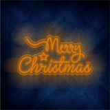 Custom Merry Chirstmas LED lighting flex neon sign Merry Chirstmas LED Sign