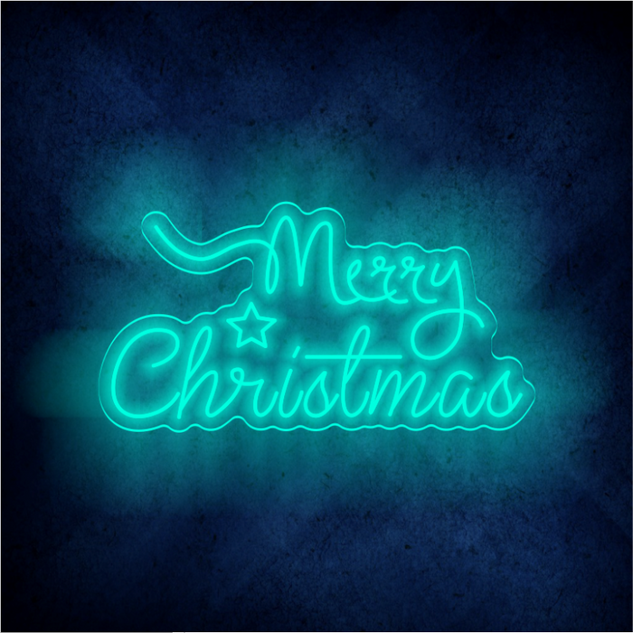 Custom Merry Chirstmas LED lighting flex neon sign Merry Chirstmas LED Sign