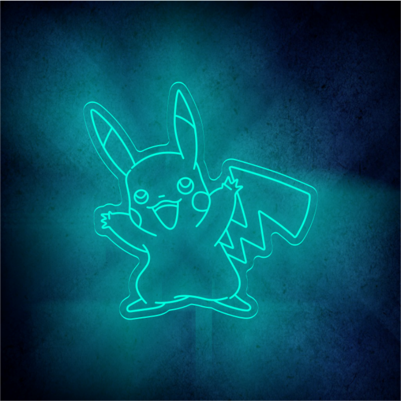 Custom Pikachu LED lighting flex neon sign Pikachu LED Sign