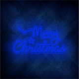 Custom Merry Chirstmas LED lighting flex neon sign Merry Chirstmas LED Sign