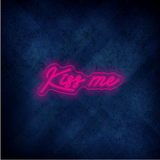 Custom Kiss me LED lighting flex neon sign Kiss me LED Sign