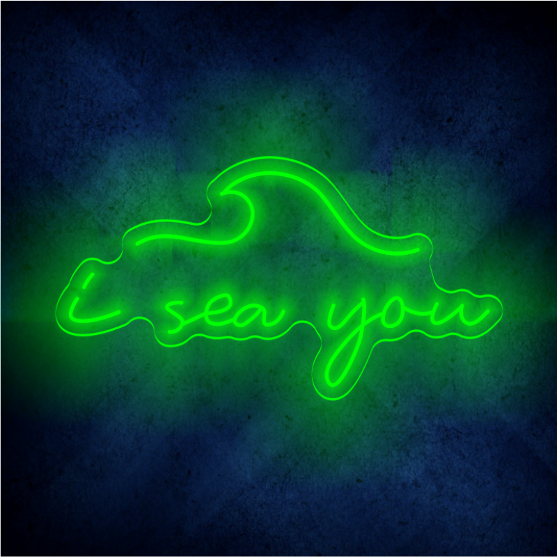 Custom Sea LED lighting flex neon sign Sea LED Sign