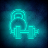 Dumbbell  LED neon sign