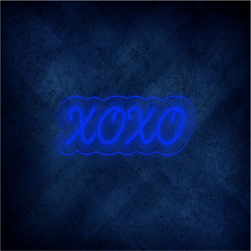 Custom XOXO LED lighting flex neon sign XOXO LED Sign