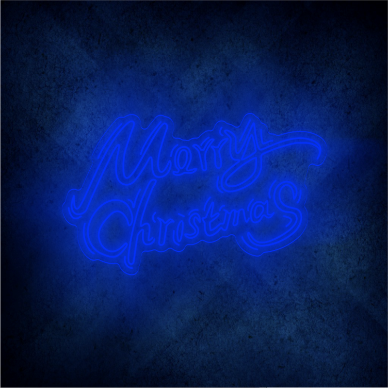 Custom Merry Chirstmas LED lighting flex neon sign Merry Chirstmas LED Sign