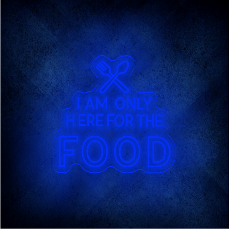 Custom FOOD lighting flex neon sign FOOD LED Sign