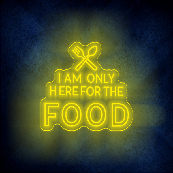 Custom FOOD lighting flex neon sign FOOD LED Sign