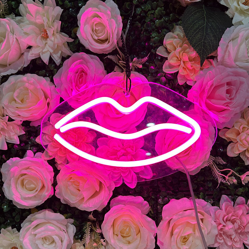 Custom Mouth lighting flex neon sign Mouth LED Sign