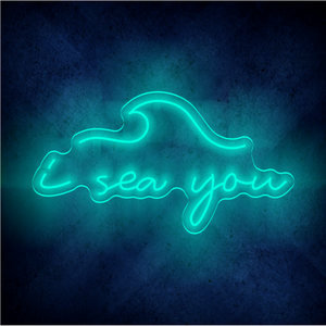 Custom Sea LED lighting flex neon sign Sea LED Sign