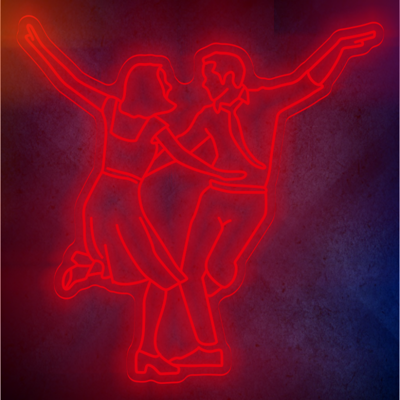 Custom Two people lighting flex neon sign Two people LED Sign