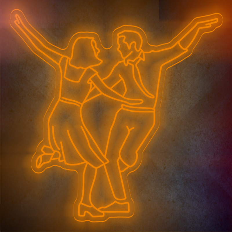 Custom Two people lighting flex neon sign Two people LED Sign