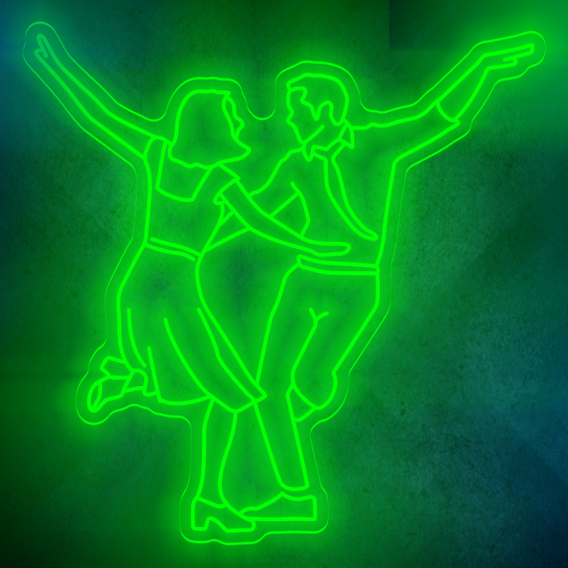 Custom Two people lighting flex neon sign Two people LED Sign