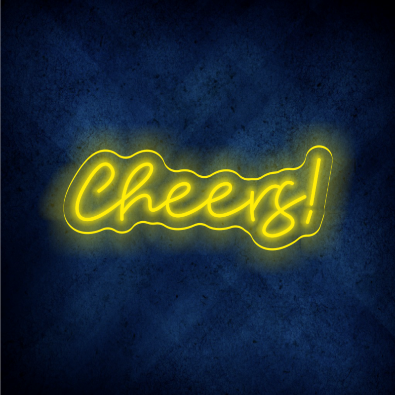 Custom Cheers LED lighting flex neon sign Cheers LED Sign