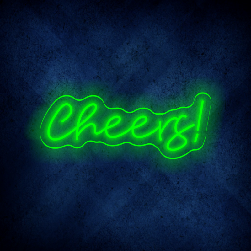 Custom Cheers LED lighting flex neon sign Cheers LED Sign