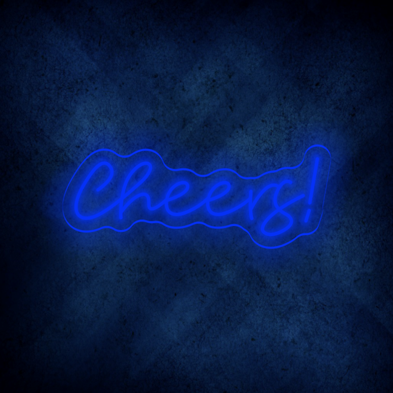 Custom Cheers LED lighting flex neon sign Cheers LED Sign