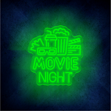 Custom MOVIE NIGHT LED lighting flex neon sign