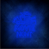 Custom MOVIE NIGHT LED lighting flex neon sign