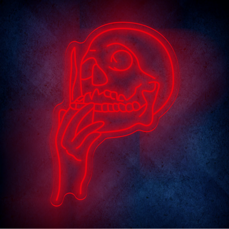 Skull  LED lighting flex neon sign Skull LED Sign