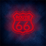 Custom Route66 LED lighting flex neon sign Route66 LED Sign