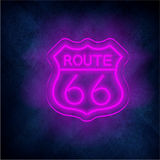 Custom Route66 LED lighting flex neon sign Route66 LED Sign