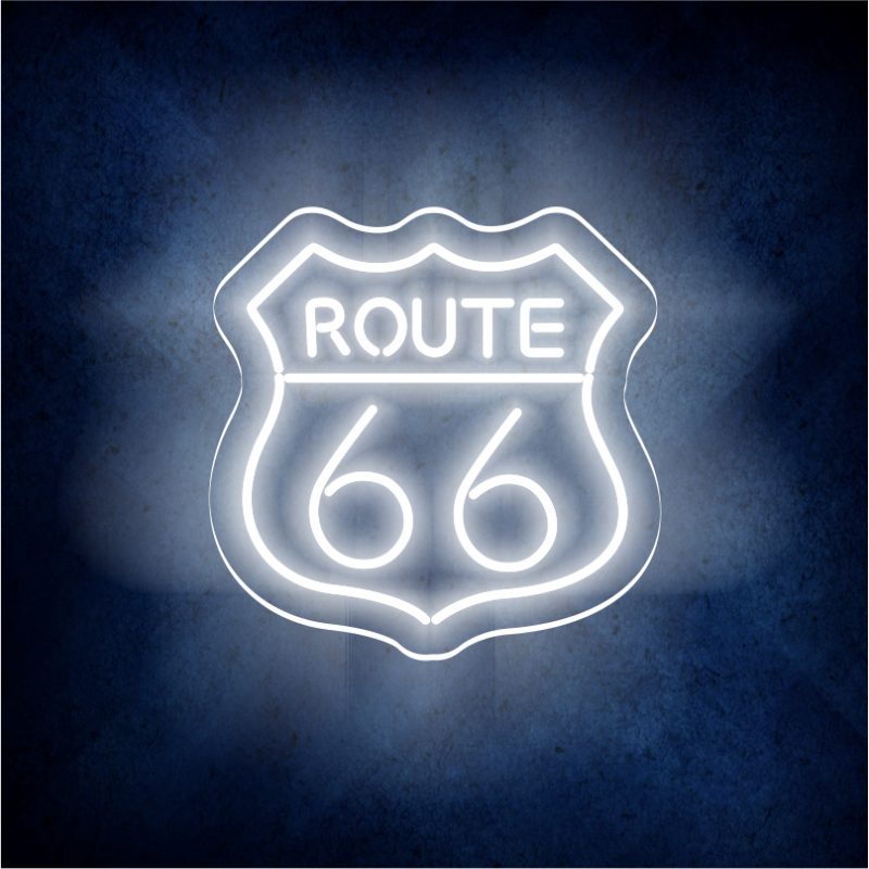 Custom Route66 LED lighting flex neon sign Route66 LED Sign