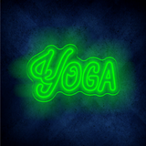 Top LED neon supplier custom logo Yoga studio neon flexible signage wall art decor