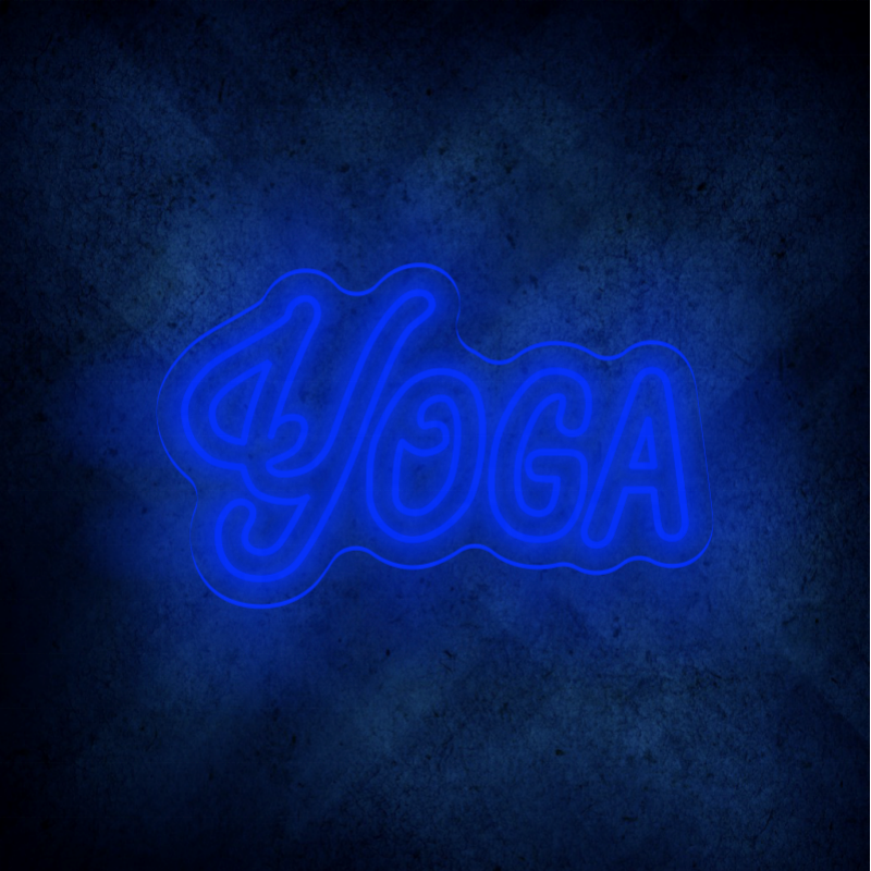 Top LED neon supplier custom logo Yoga studio neon flexible signage wall art decor