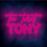 Custom TONY  LED lighting flex neon sign TONY LED Sign