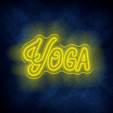 Top LED neon supplier custom logo Yoga studio neon flexible signage wall art decor