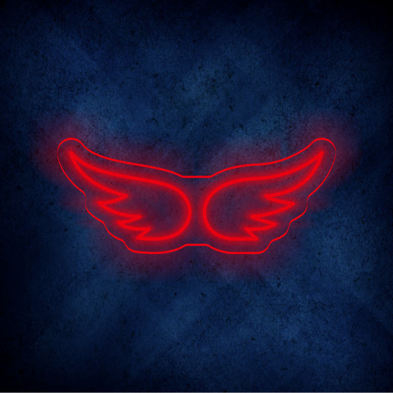 Custom Wings LED lighting flex neon sign Wings LED Sign