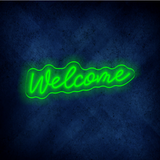 Custom Welcome  LED lighting flex neon sign Welcome  LED Sign