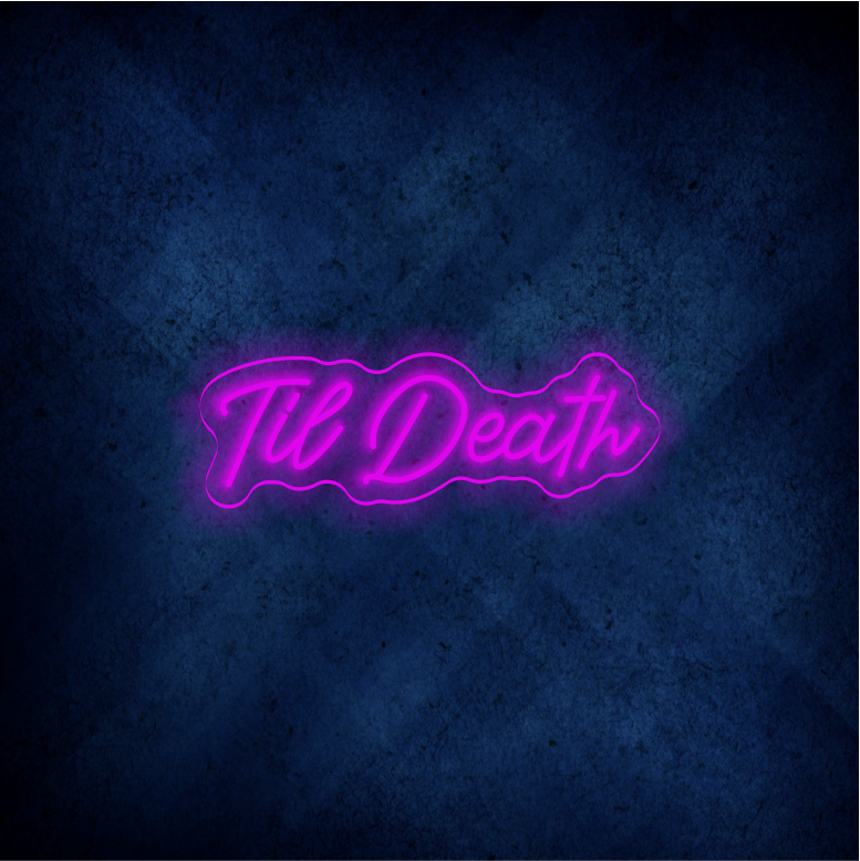 Custom DEATH LED lighting flex neon sign DEATH LED Sign