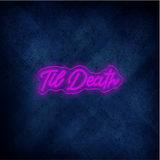 Custom DEATH LED lighting flex neon sign DEATH LED Sign