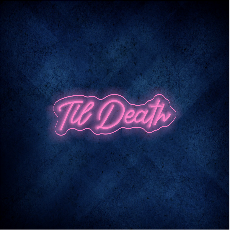 Custom DEATH LED lighting flex neon sign DEATH LED Sign