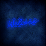 Custom Welcome  LED lighting flex neon sign Welcome  LED Sign