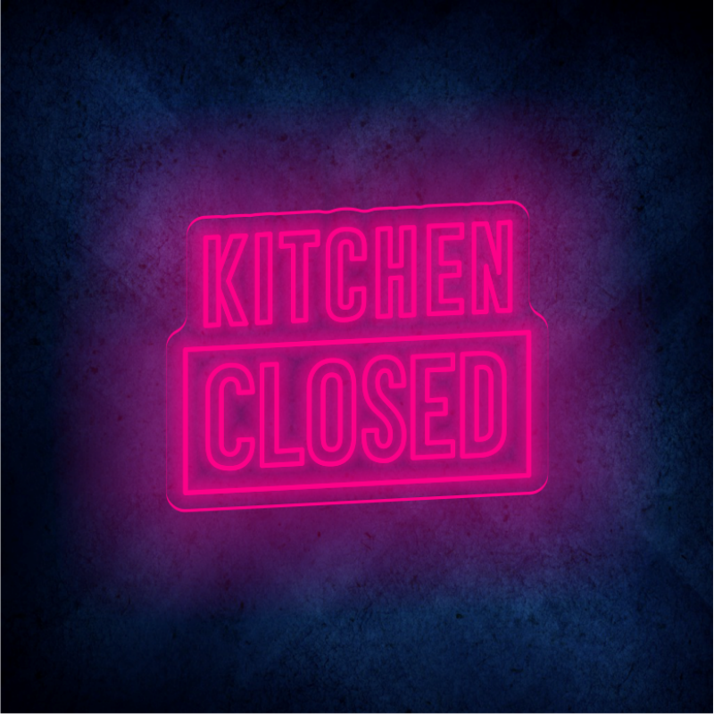 Custom KITCHEN lighting flex neon sign KITCHEN LED Sign