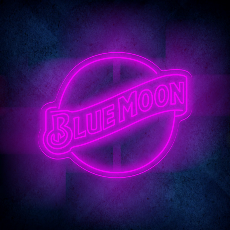 Custom MOON LED lighting flex neon sign MOON LED Sign