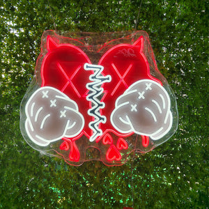 Custom  Boxing  lighting flex neon sign  Boxing  LED Sign