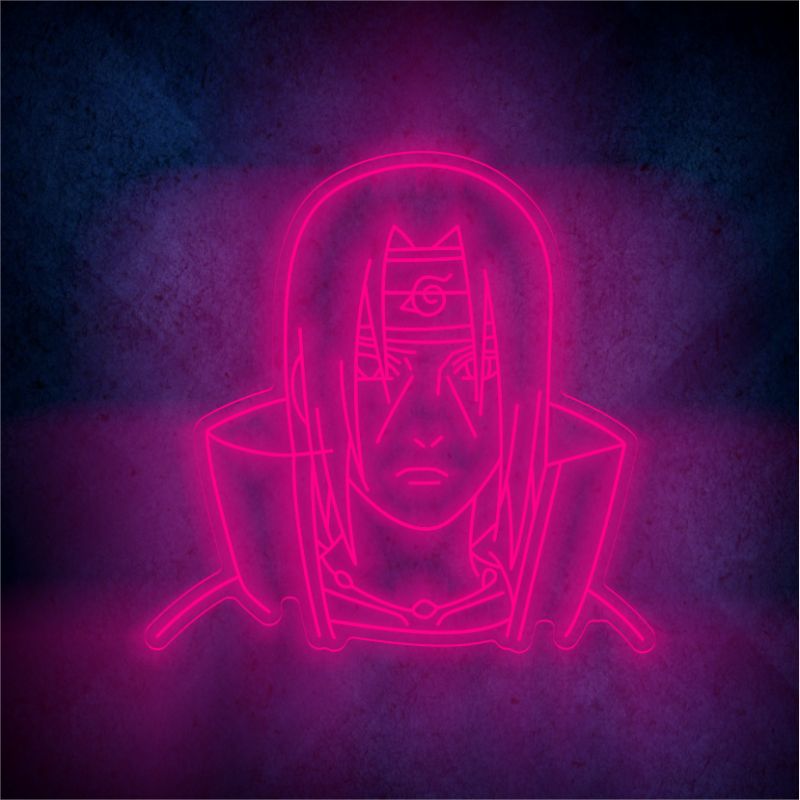 Custom Uchiha Itachi LED lighting flex neon sign Uchiha Itachi LED Sign