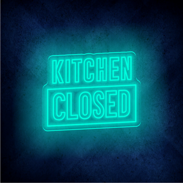 Custom KITCHEN lighting flex neon sign KITCHEN LED Sign