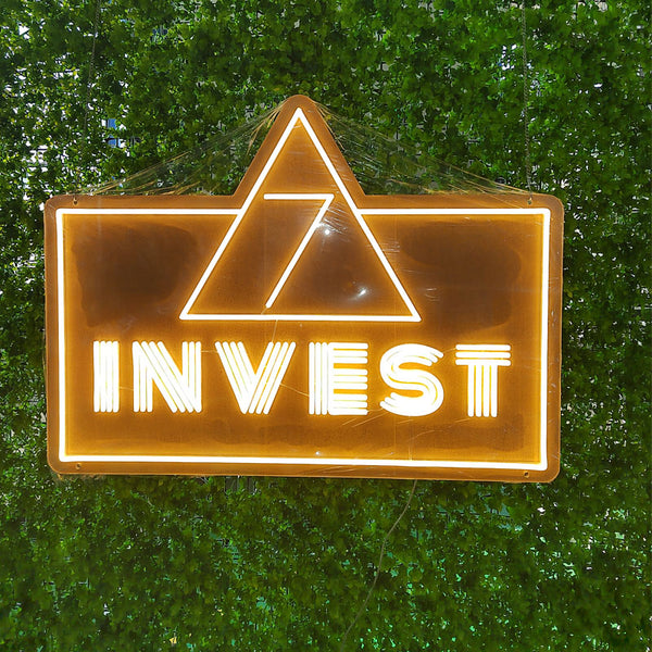 Custom Invest lighting flex neon sign Invest  LED Sign