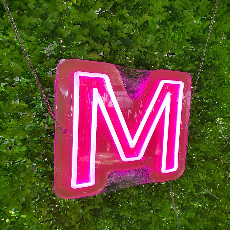 Custom M lighting flex neon sign M LED Sign