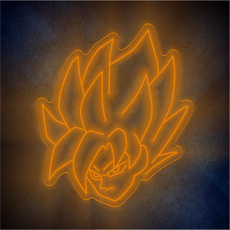 Custom Saiyan LED lighting flex neon sign Saiyan LED Sign