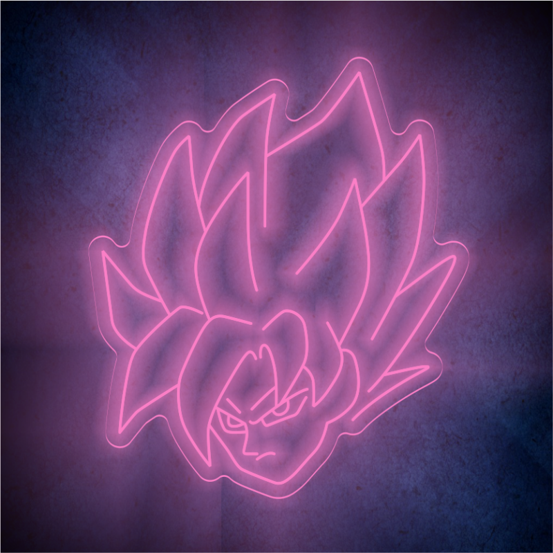 Custom Saiyan LED lighting flex neon sign Saiyan LED Sign