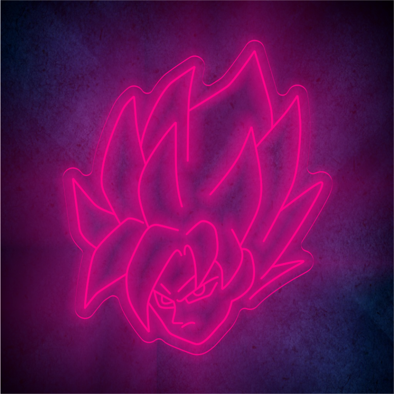 Custom Saiyan LED lighting flex neon sign Saiyan LED Sign