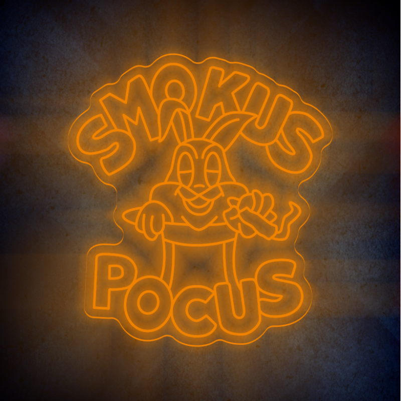 Custom Smokus LED lighting flex neon sign Smokus LED Sign