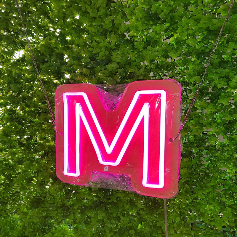 Custom M lighting flex neon sign M LED Sign