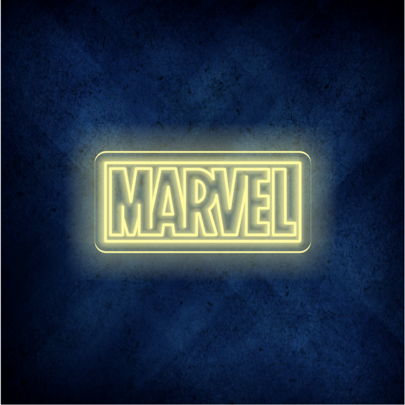 Custom Marvel lighting flex neon sign Marvel LED Sign