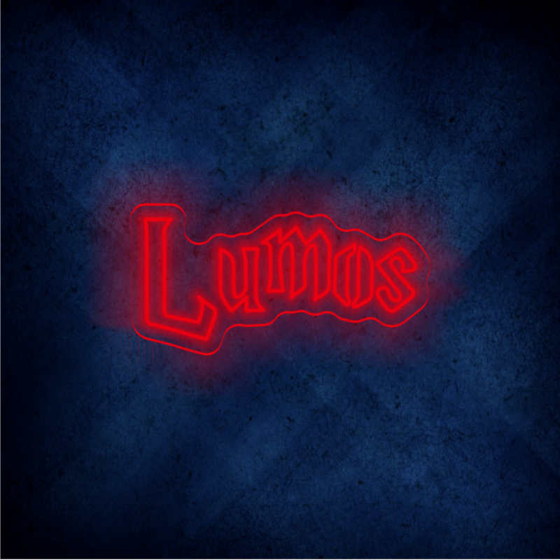 LUMOS LED neon sign